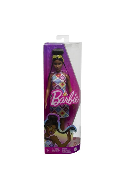 mattel PAPUSA BARBIE FASHIONISTA SATENA CU OCHELARI DE SOARE GALBENI