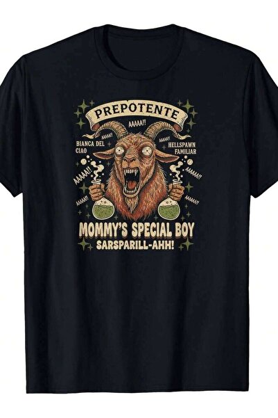 NOURAM Prepotente Goat Meme Funny Gamer Mommys Special Boy Vintage T-Shirt Ca...