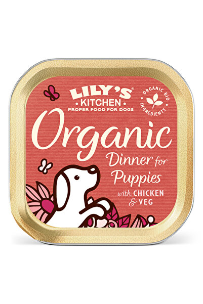 Brit Care Lily's Kitchen for Dogs Organic Dinner for Puppies with Chicken and...