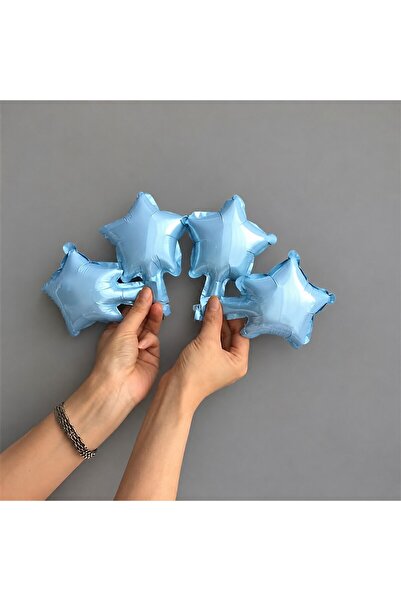 Generic Brand 5″ Γαλάζιο Mini Shape μπαλόνι Αστέρι (με βαλβίδα)