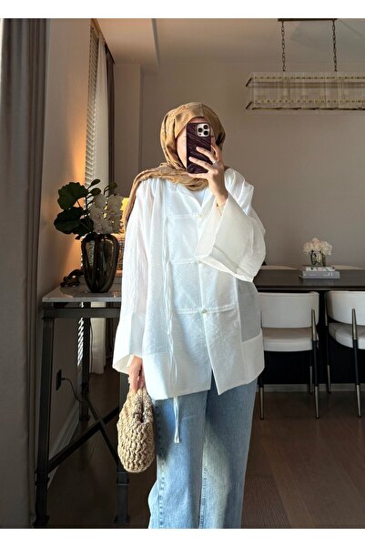 SOİ Brit Detailed Shirt Ecru