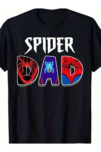25W S Spider Dad Design Father'S Day Matching Family Birthday-Shirt Men'S Cas...