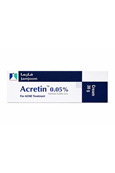 JAMJOOM HiQuin 4% Whitening Cream 30g and Acretin 0.05% Acne Treatment Cream 30g Combo