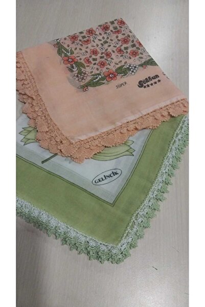Papatyam 90 cm Cotton Crochet Embroidered Yemeni Dowry Bag 2 Pieces