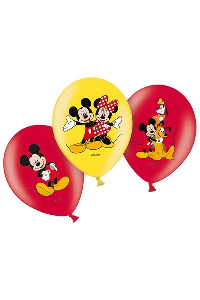 Generic Brand Σετ Μπαλόνια Mickey & Minnie Mouse (6 τεμ)