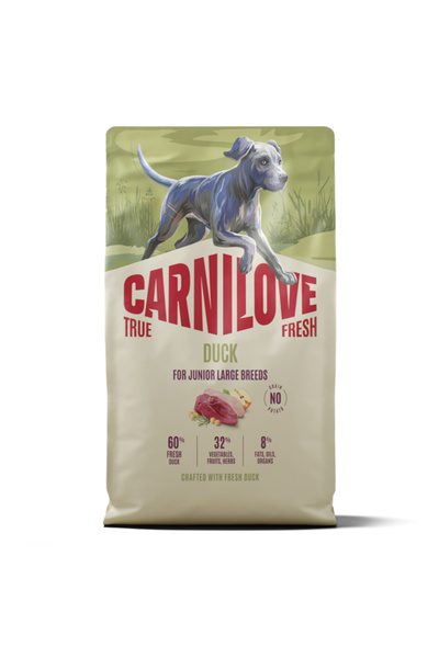 Brit Care Carnilove True Fresh Dog Dry Duck Junior Large Breeds 4 kg