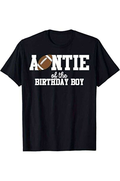 25W Men's 3X Large Black Retro T-Shirt - Auntie Boy & Football Graphic Print,...