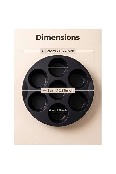 OEM 1 buc silicon mucegai ouă mucegai 7-cup mucegai non-stick Air Fryer ou mu...