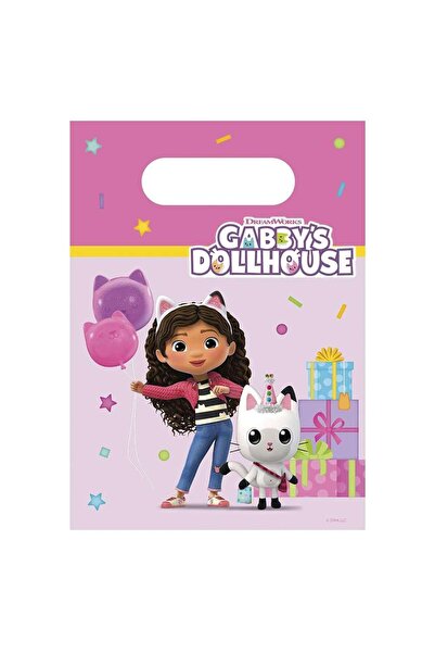 Generic Brand Τσαντάκια για δωράκια Gabby's Dollhouse (4 τεμ)