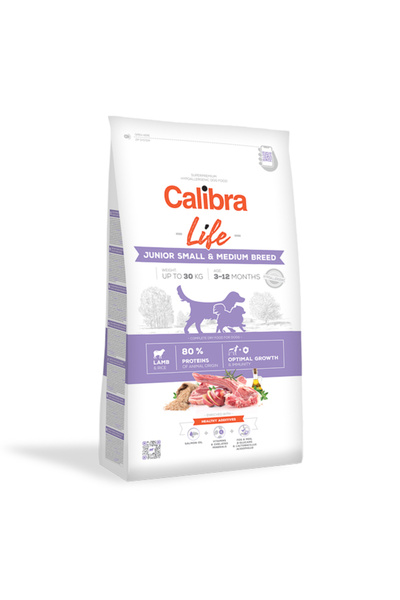 Brit Care Calibra Dog Life Junior Small & Medium Breed Lamb 12 kg