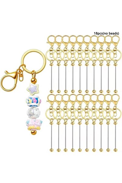 OEM Set de brelocuri din aliaj, atașabile cu mărgele, accesoriu decorativ per...