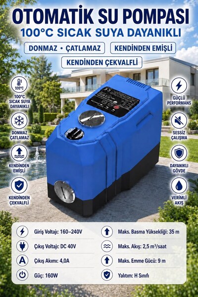 SCHUTZENGER SV302 AKILLI SU POMPASI TÜM MUSLUKLARA SABİT BASINÇ KÖMÜRSÜZ MOTO...