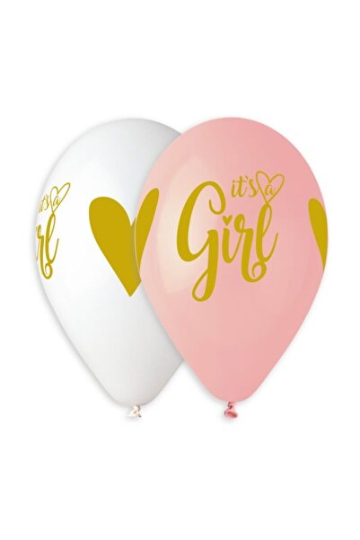 Generic Brand Μπαλόνι It's a Girl χρυσή εκτύπωση 13" (25 τεμ)