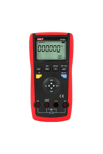 unı-t UT701 Βαθμονομητής Διαδρομών, Θερμοκρασία/Τάση Συνεχούς Ρεύματος/Αντίστ...