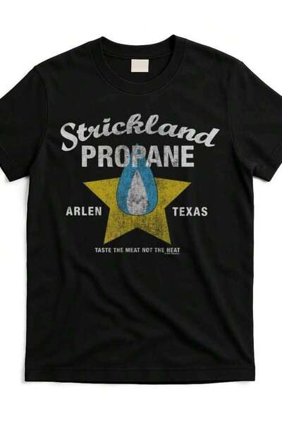NOURAM Size, Strickland Propane Arlene Texas Pattern T-Shirt Heavyweight 220g...