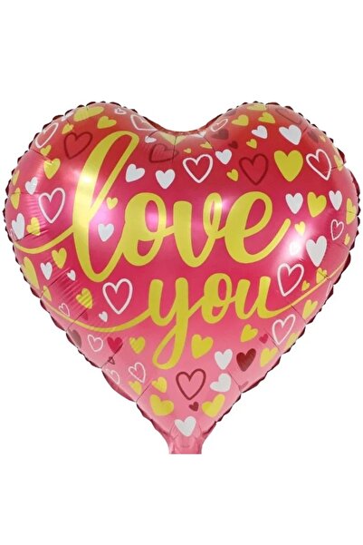 Generic Brand 18" Μπαλόνι Καρδιά Love you Όμπρε