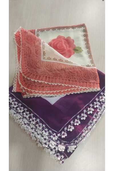 Papatyam 100 X 100 Polyester Blended Crochet 2-Piece Dowry Gift Set