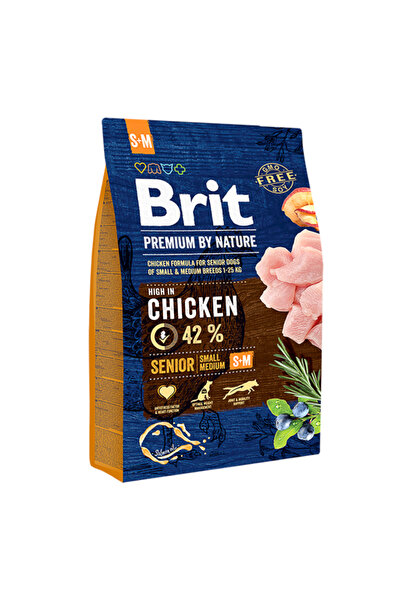 Brit Care Brit Premium by Nature Senior S plus M 3 κιλά
