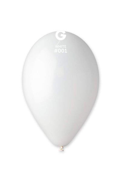 Generic Brand Λάτεξ Μπαλόνια Άσπρα (10 τεμ)