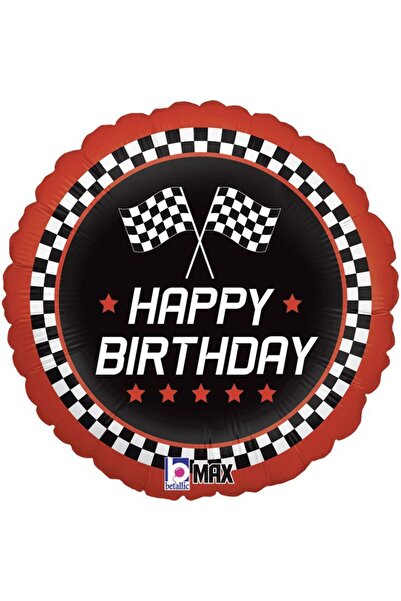 Generic Brand 18" Μπαλόνι Ράλλυ Happy Birthday
