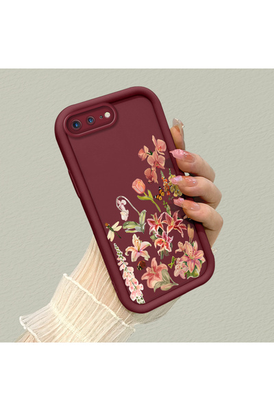CHICASELUX حافظة من السيليكون الناعم متوافقة مع هاتف iPhone 7 Plus/8 Plus، بخ...