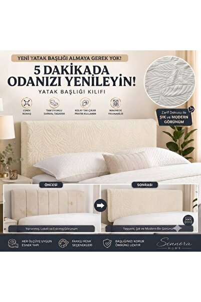SENNORA Baza Yatak Başlık Kılıfı