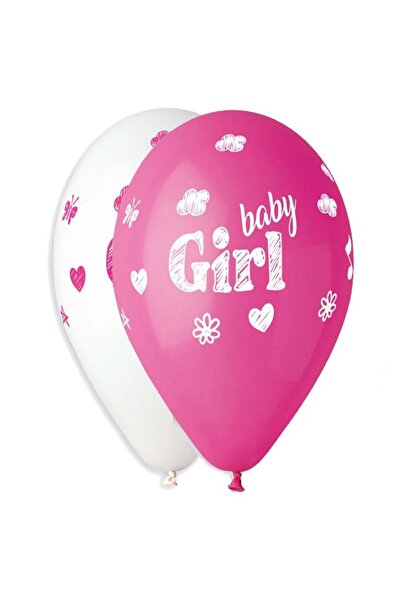 Generic Brand 12" Μπαλόνι Baby Girl σκίτσο (25 τεμ)
