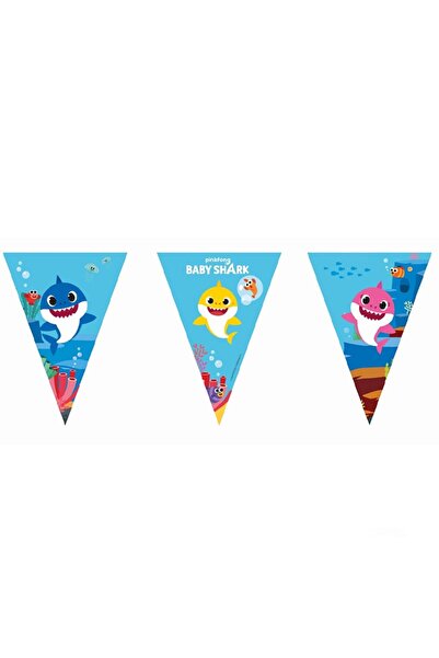 Generic Brand Τριγωνικά Σημαιάκια Baby Shark 2.3m