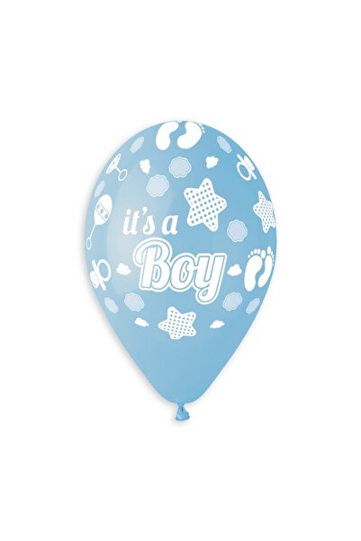 Generic Brand 13" Μπαλόνια It's a Boy γαλάζιο (25 τεμ)