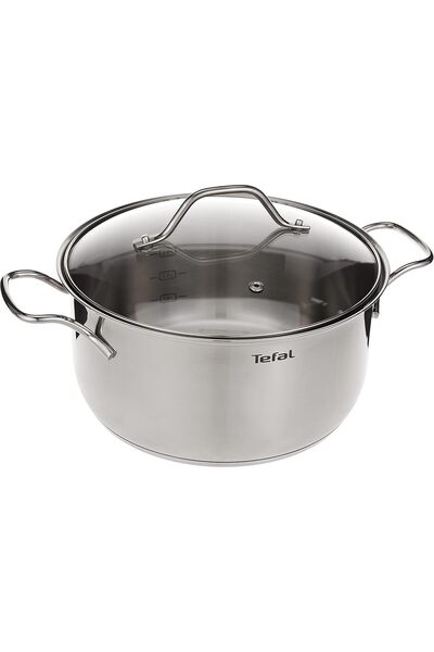 TEFAL Intuition 24 cm Casserole, Premium Stainless steel 18/10, 4.9 L, Induction