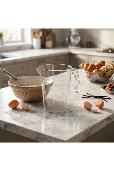 Mayden Concept 2000 ml Transparent Unbreakable Polycarbonate Measuring Cup – ...