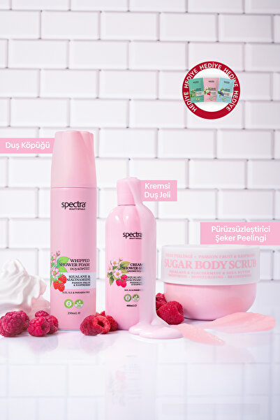 Spectra Care Raspberry&Passion Fruit 3'lü Bakım Seti - Duş Köpüğü & Duş Jeli ...