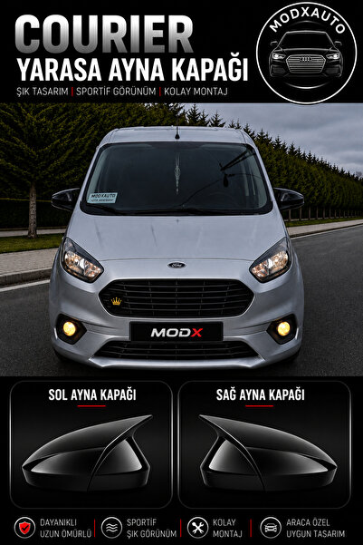 MODxAUTO FORD COURİER 2018-2023 ARACA ÖZEL YARASA AYNA KAPAĞI A+