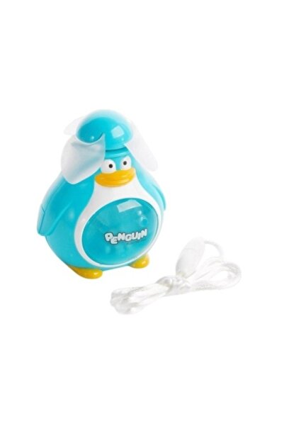 E-ANAMAG Mini portable fan Penguins, blue