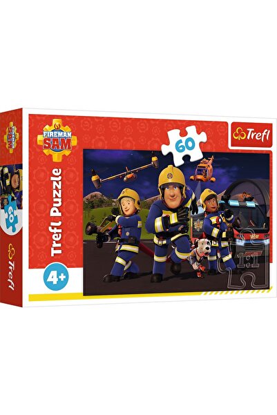 Trefl PUZZLE 60 EROUL IN UNIFORMA POMPIERUL SAM