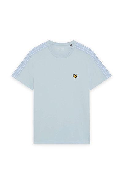 Lyle & Scott Βαμβακερό μπλουζάκι με ταινία με λογότυπο στα ώμους και στα μανί...