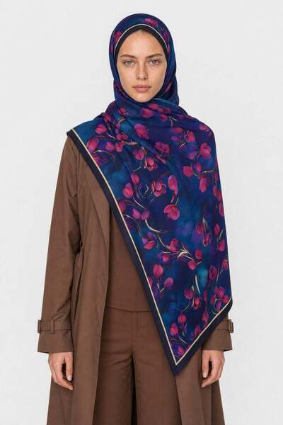 Mooncorn Sienna Desen Hebei Silk Shawl