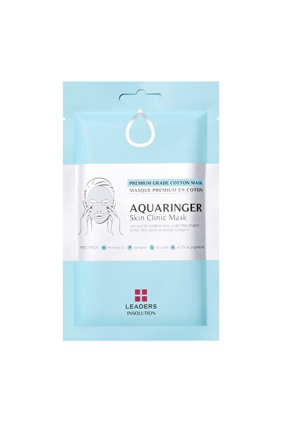 Leaders Masca de clinică Aquaringer Skin, mască facială, 25 ml - set de 2 bucăți