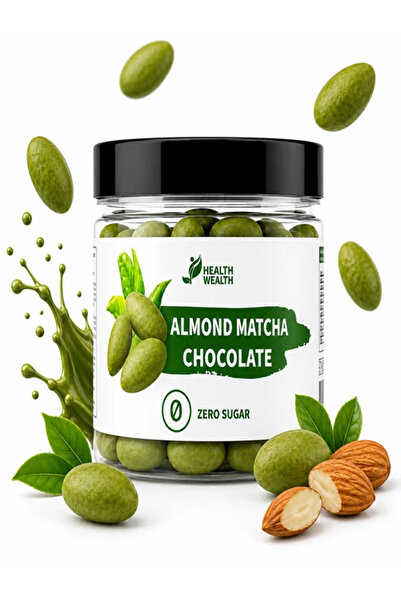 HEALTH WEALTH Almond Dragee Matcha Normal 175G