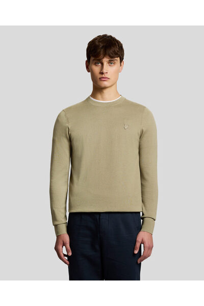 Lyle & Scott Κλασική μαλακή πλεκτή μπλούζα με διακριτικό λογότυπο στο στήθος,...