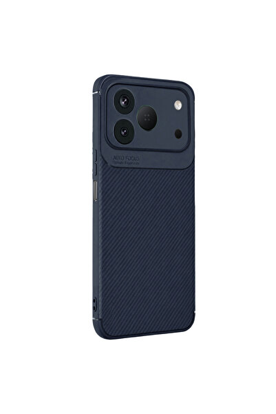 UnDePlus Tecno Spark 50 4G Kılıf Karbon Silikon Case