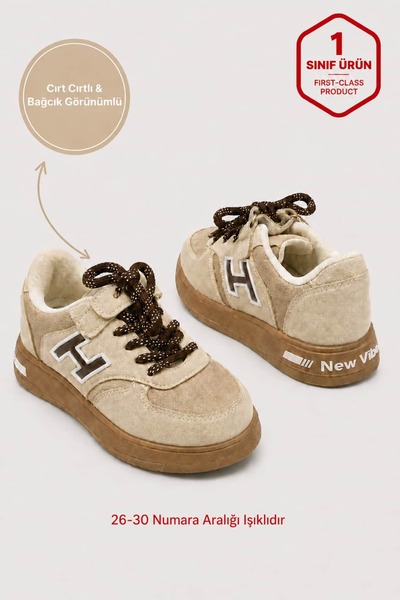 Ayakkabı Consept Children's Shoes Sports Shoes Velcro Lacing Look Casual Snea...