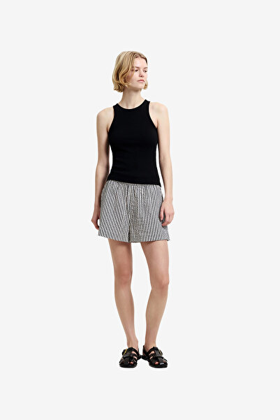 French Connection Women's Monochrome Stripes Lia Stripes Shorts