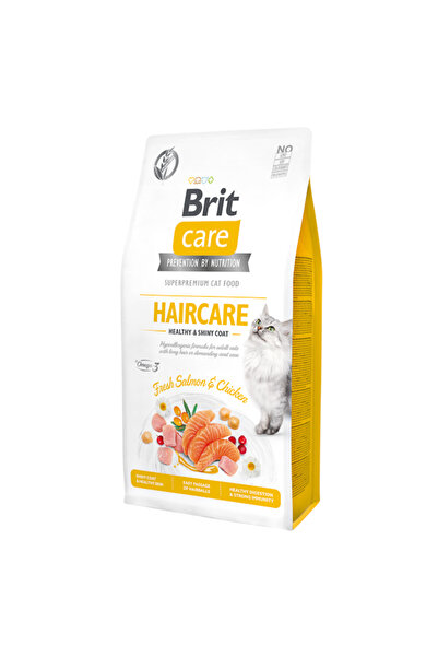 Brit Care GF Cat Haircare Healthy and Shiny Coat 7 kg