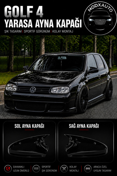 MODxAUTO VOLKSWAGEN GOLF 4 1997-2003 ARACA ÖZEL YARASA AYNA KAPAĞI A+