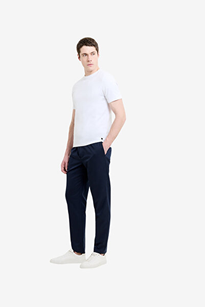 French Connection Men's Navy Comfort Drawstring Chinos