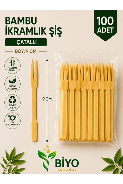 SUNUM ÇUBU-İKRAMLIK ŞİŞ 100 Adet