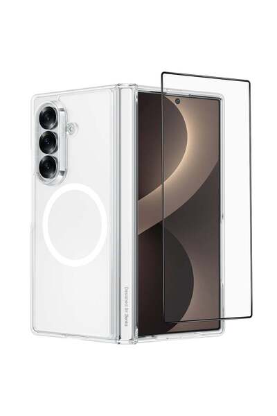 Benks Husă Magnetic Crystal Grand 2-în-1 și Sticlă securizată pentru Galaxy Z...