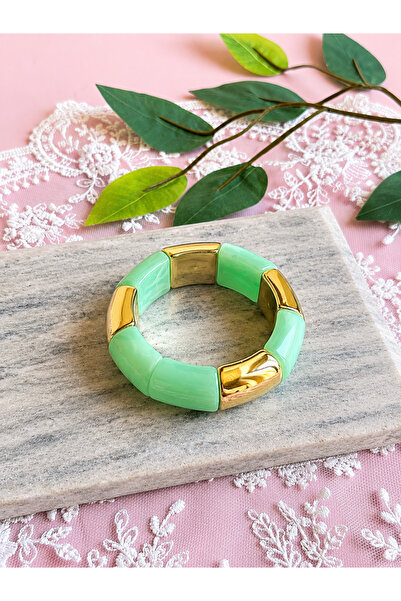 FLAWSOME JEWELRY STORE Elastic Colorful Stone Summer Bracelet