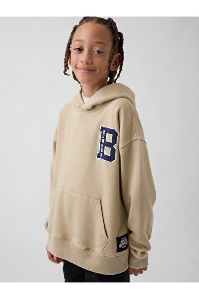 GAP Erkek Çocuk Bej Süper Mario VintageSoft Sweatshirt